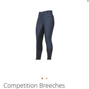 Jeffries Full Seat Competition Breeches - Navy